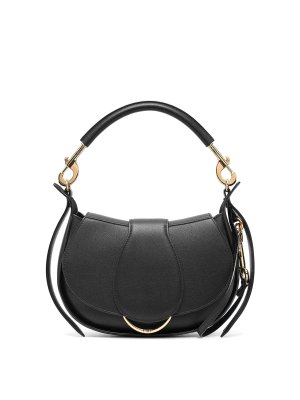 【KHAITE】Augustina Small' crossbody bag H6016914200 Small Augustina Crossbody Bag in Black Pebbled Leather – KHAITE