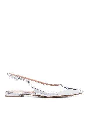 Gianvito Rossi: flat shoes - Point Sling Back Ballerina