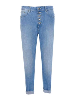 DONDUP: カジュアルトラウザー - カジュアルパンツ - ブルー