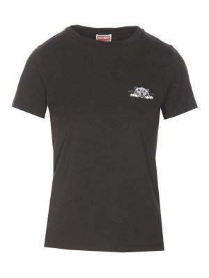 KENZO: t-shirts - Gots  Happy Tiger T-Shirt