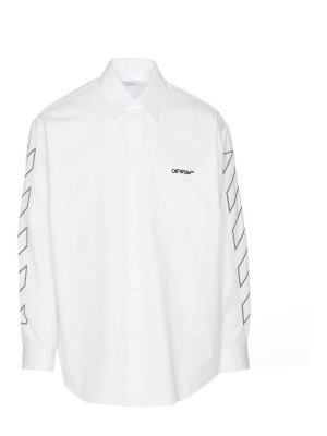 OFF-WHITE: Chemises - Chemise - Blanc