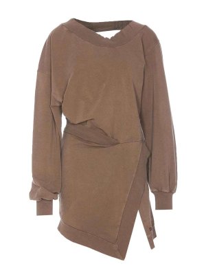 The Attico: Kurze Kleider - Kurzes Kleid - Braun