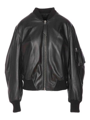 The Attico: Chaquetas Bomber - Chaqueta Bomber - Negro