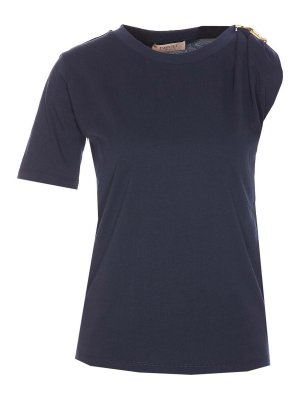 Thom Browne T-Shirt - Blue - Women | FJS193AJ0185415 | thebs.com