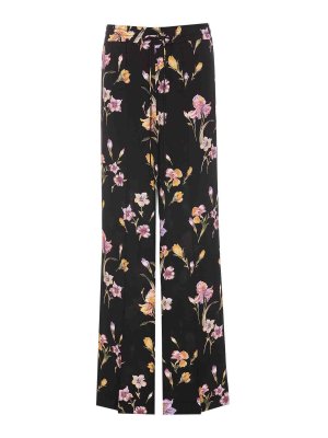 TWINSET: casual trousers - Floral Print Pants