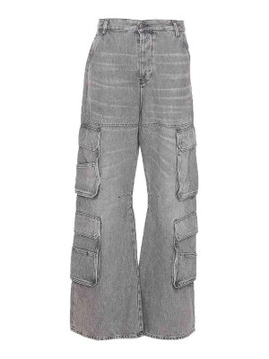DIESEL: Jeans boot-cut - Jeans Boot-Cut - Gris