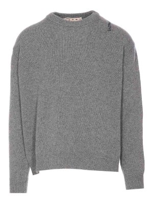 Marni: crew necks - Logo Sweater