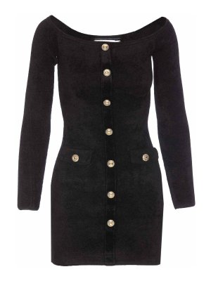 Self Portrait: short dresses - Chenille Knit Mini Dress