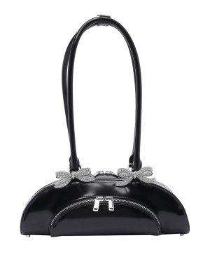 Self Portrait: shoulder bags - Leather Curved Shoulder Bag