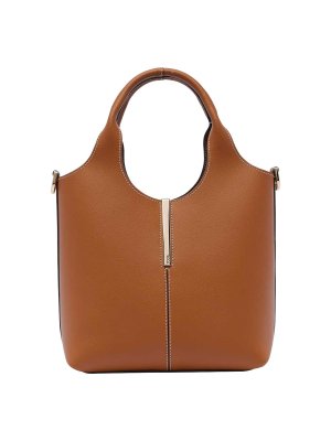 TOD'S: totes bags - Mini Leather Shopping Tote Bag