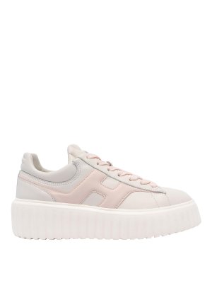 スニーカー HOGAN Women Sneakers HXW6450FJ50KCOB001 P25 WHITE Hogan H-Stripes Sneakers - White - Women | HXW6450FJ50KCOB001