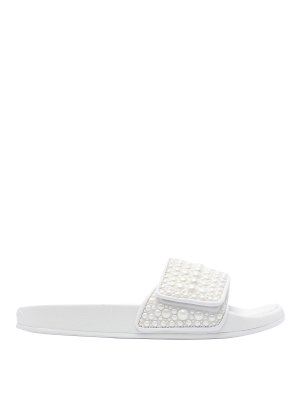 JIMMY CHOO: sandals - Fitz Slide Sandals