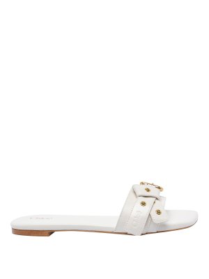 Aquazzura Esencia 35 mule in laminated leather | ENCMIDS0LSYLGS