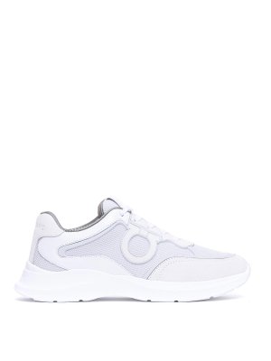 FERRAGAMO: Chaussures de sport - Baskets - Blanc