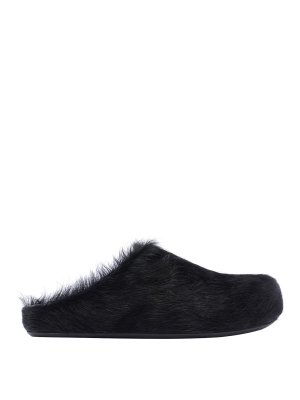 Marni: sabot - Sabot Fussbett a pelo lungo