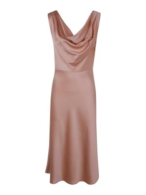 BLUMARINE: knee length dresses - Envers Satin Dress