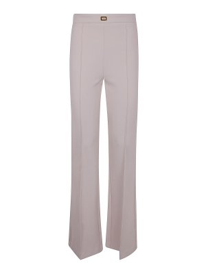 ELISABETTA FRANCHI: casual trousers - Wide Leg Classic Trousers