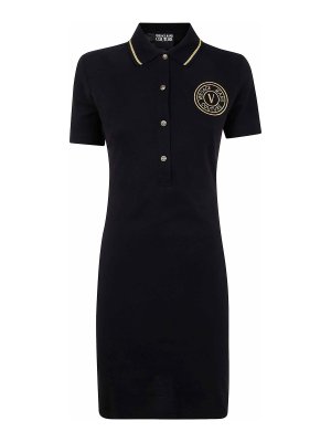 Versace Black Leather Dress - Black - Women