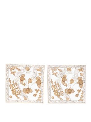 GINORI 1735: articoli per la casa - Oggetti Set Due Lastre Quadrate 30X30 Iris