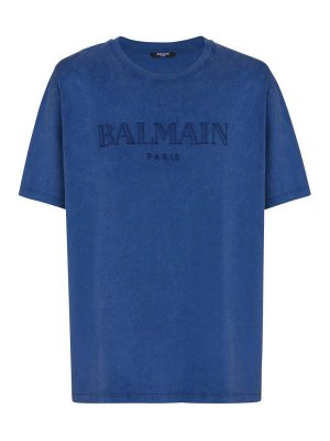Balmain: t-shirts - Logo T-shirt