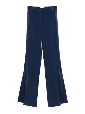 ELISABETTA FRANCHI: Pantalones de sastrerìa - Pantalones azul marino 