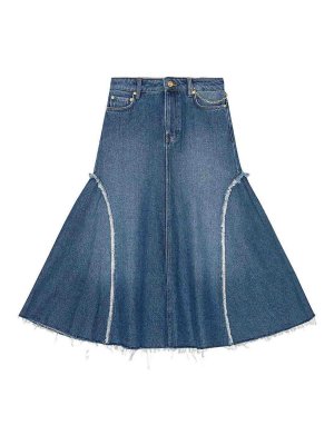 デニム・ジーパン VERSACE Flared jeans Blue 10141031A10023 Versace Flared Jeans - Blue - Women | 10141031A100231D030