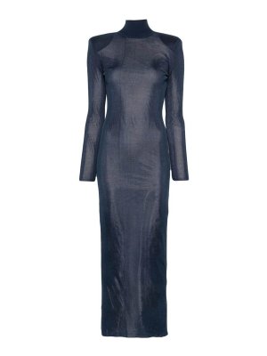 Low Classic Seamless long dress - Blue - Women