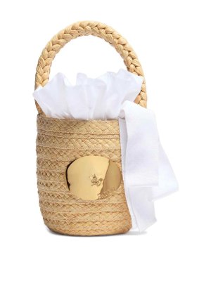 PATOU: Handtaschen - Shopper - Weiß