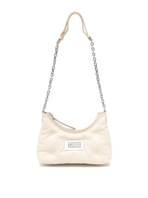 Maison Margiela: Sacs portés épaule  - Sac Porté Épaule - Crème
