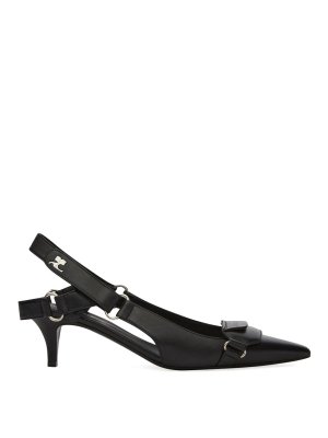 Courreges: sandals - Black sandals