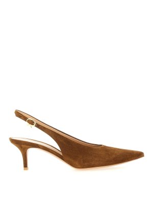 Gianvito Rossi: Escarpins - Chaussures À Talon - Marron
