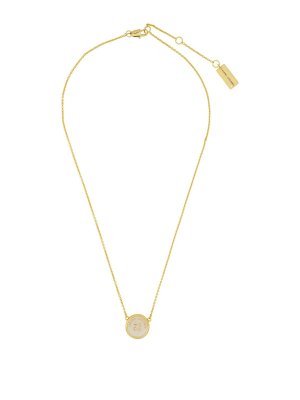 Marc Jacobs Button Pendant Necklace - Multicolour