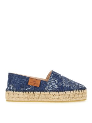 ETRO: espadrilles - Denim Espadrilles