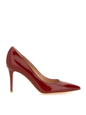 Aquazzura Gabi Pump 85 Decollete In Nappa Pink/Black