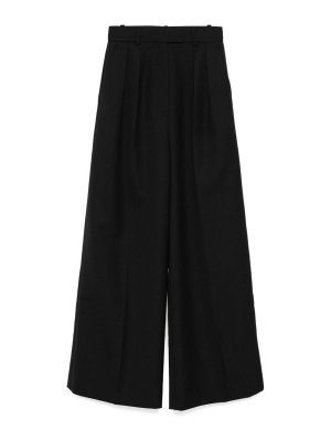 ANINE BING: カジュアルトラウザー - カジュアルパンツ - 黒