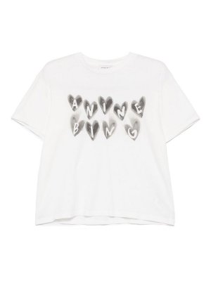 Tシャツ・カットソー SACAI Women Tops 7693101 White Sacai White Cotton T-Shirt - White - Women | 7693101 | thebs.com