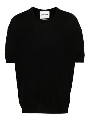 JIL SANDER: T-shirts - T-Shirt - Schwarz