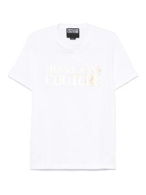 Versace Jeans Couture: T-shirts - T-Shirt - Weiß