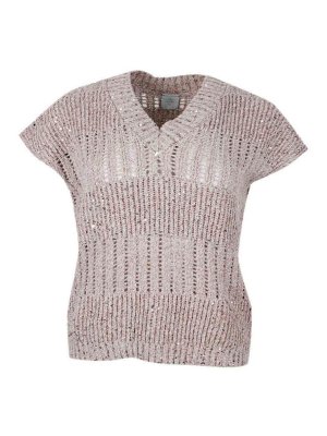 ELEVENTY: crew necks - Sweater  Nude