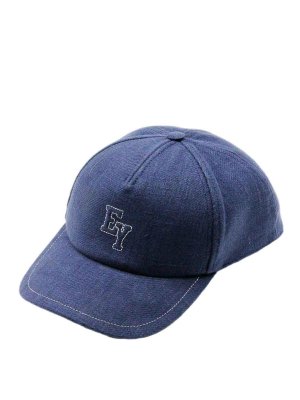 ELEVENTY: hats & caps - Blue hat