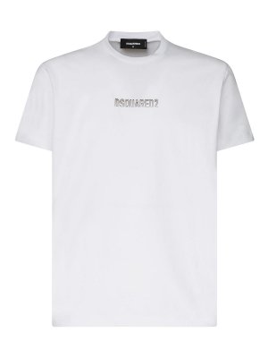 DSQUARED2: t-shirts - Cool Fit T-Shirt Outline Logo