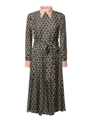 Versace Coupe Des Dieux Barocco Foulard Dress