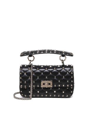 VALENTINO GARAVANI: cross body bags - Rockstud Spike Shoulder Bag