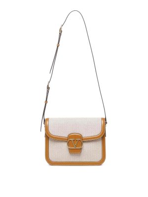 VALENTINO GARAVANI: cross body bags - 9To5 Canvas Shoulder Bag