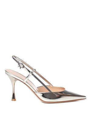 Gianvito Rossi: court shoes - Ribbon Pumps With Back Strap