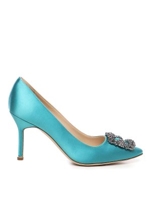 希少 黒入荷！ パンプス Ferragamo - 768776LUCKYCHARME | ライトブルー 靴