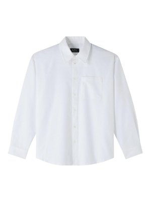 A.P.C.: shirts - Chemise Boyfriend Brodee