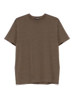 TOM FORD: T-shirts - T-Shirt - Dunkelgrün