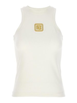 Balmain: Tops & Débardeurs - Top - Blanc