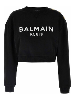 Balmain: Sweatshirts & Sweaters - Logo Sweatshirt